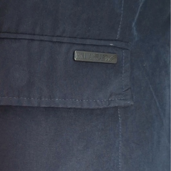 Winter Coat Water Resistant Jacket William Rast Sz S Navy Blue Fall Travel - Picture 9 of 13